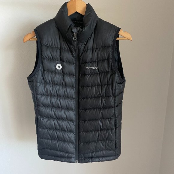 Marmot Jackets & Blazers - Marmot Black Buffer Vest w/ Embroidered Patch